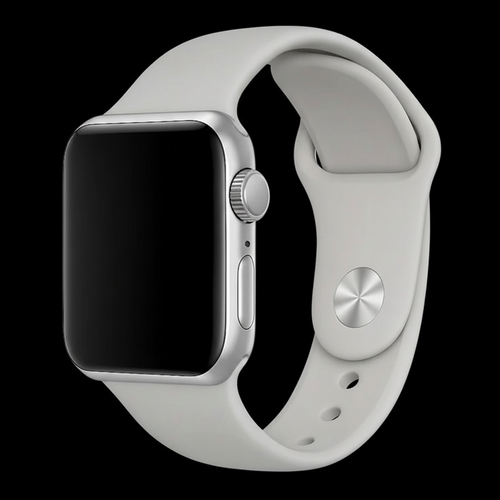 Apple Watch Silver - Dark Background